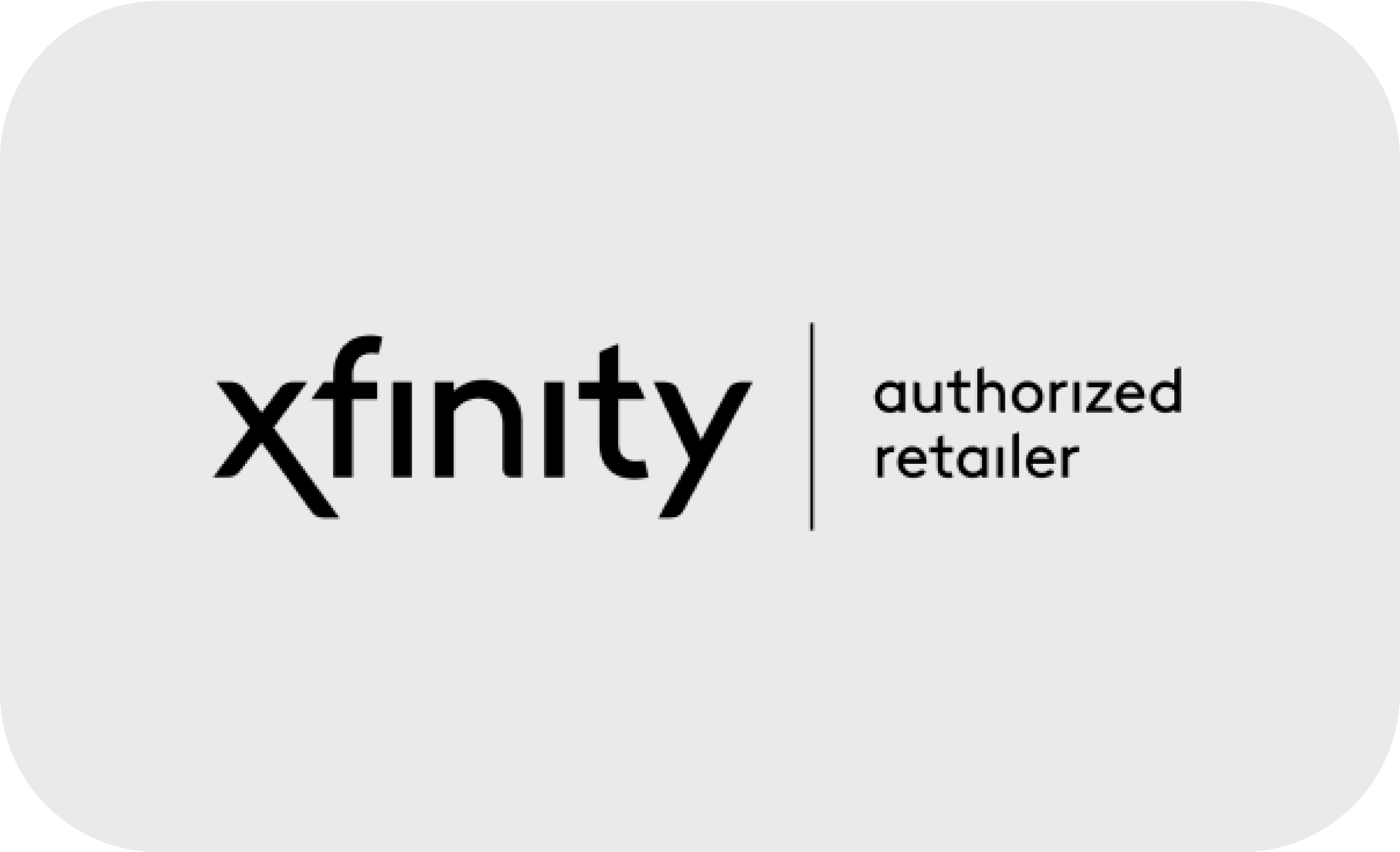 Xfinity authorized retailer logo and branding